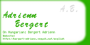 adrienn bergert business card